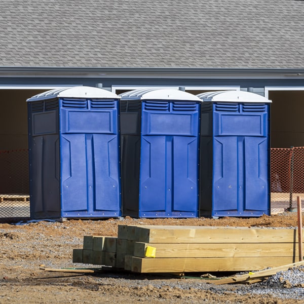 are there any restrictions on where i can place the porta potties during my rental period in North Redington Beach Florida